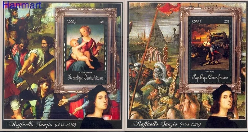 Znaczek Republika Środkowoafrykańska 2011 Mi 780-790 Czyste **