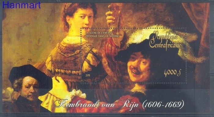 Znaczek Republika Środkowoafrykańska 2011 Mi bl 843 Czyste **