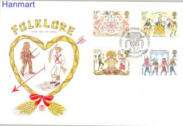 Znaczek Wielka Brytania 1981 Mi 867-870 FDC