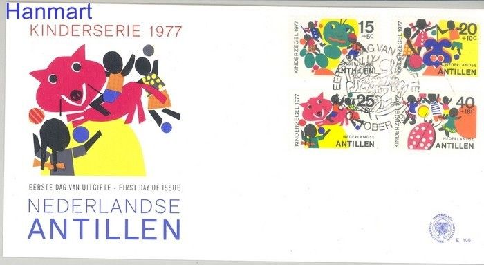 Znaczek Antyle Holenderskie 1977 Mi 341-344 FDC
