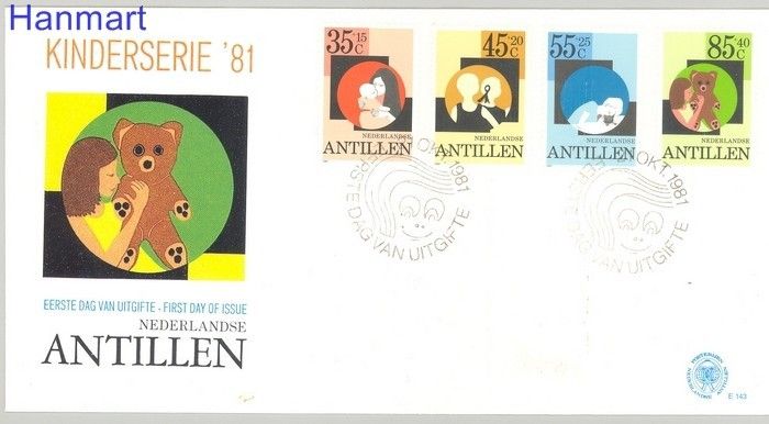 Znaczek Antyle Holenderskie 1981 Mi 453-456 FDC