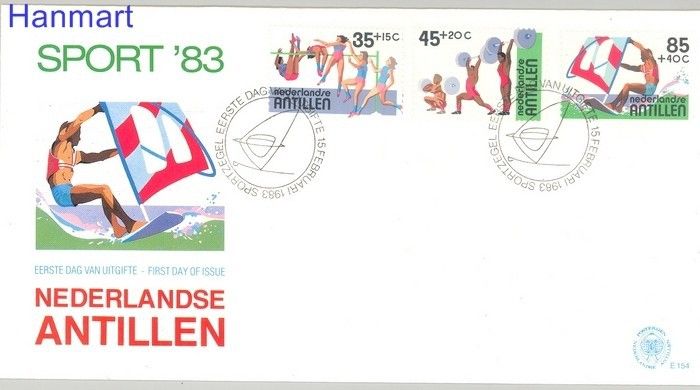 Znaczek Antyle Holenderskie 1983 Mi 487-489 FDC