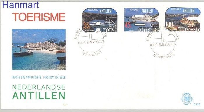 Znaczek Antyle Holenderskie 1983 Mi 490-492 FDC