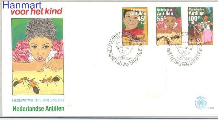 Znaczek Antyle Holenderskie 1983 Mi 500-502 FDC