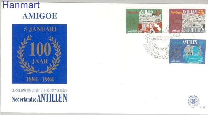 Znaczek Antyle Holenderskie 1984 Mi 513-515 FDC