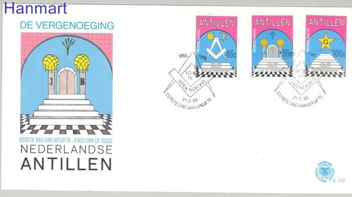 Znaczek Antyle Holenderskie 1985 Mi 549-551 FDC