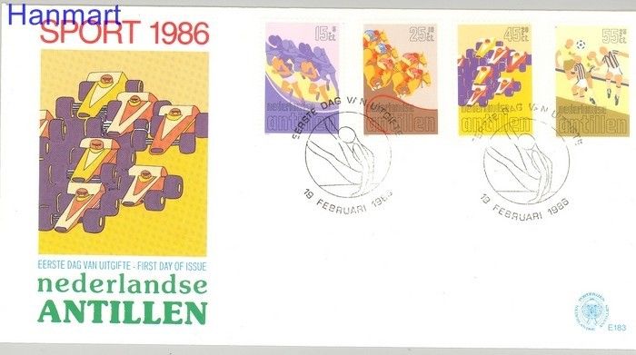 Znaczek Antyle Holenderskie 1986 Mi 582-585 FDC