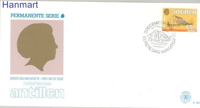 Znaczek Antyle Holenderskie 1986 Mi 603 FDC
