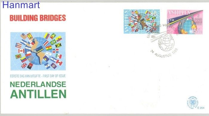 Znaczek Antyle Holenderskie 1988 Mi 640-641 FDC