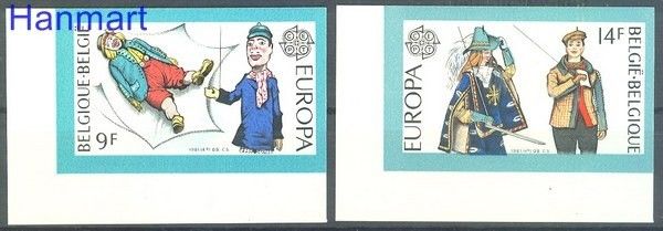 Znaczek Belgia 1981 Mi 2058-2059B Czyste **