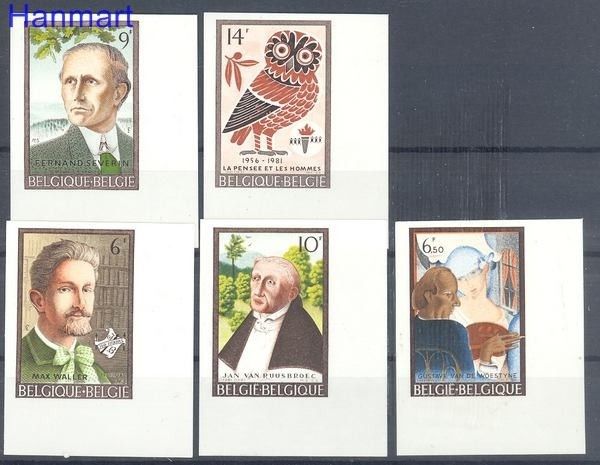 Znaczek Belgia 1981 Mi 2077-2081B Czyste **