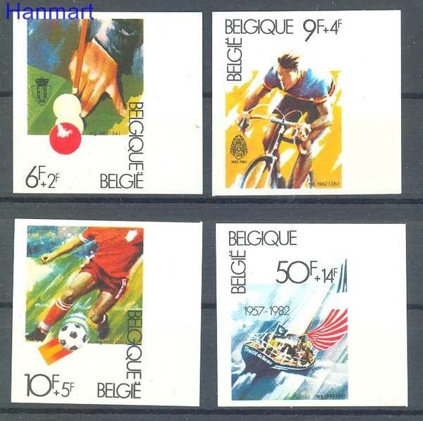 Znaczek Belgia 1982 Mi 2091-2094B Czyste **