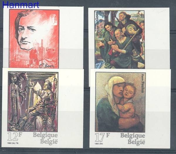 Znaczek Belgia 1982 Mi 2112-2115B Czyste **