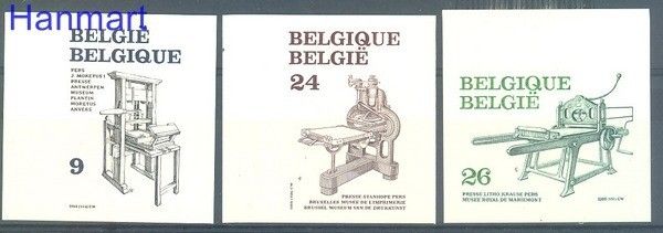 Znaczek Belgia 1988 Mi 2361-2363B Czyste **