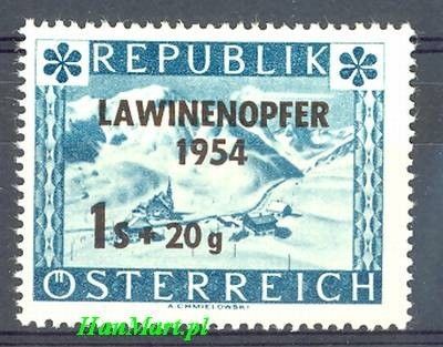Znaczek Austria 1954 Mi 998 Czyste **