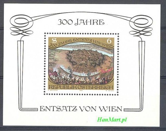 Znaczek Austria 1983 Mi bl 6 Czyste **