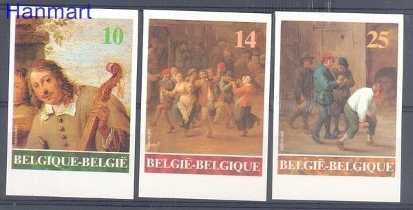 Znaczek Belgia 1990 Mi 2445-2447B Czyste **