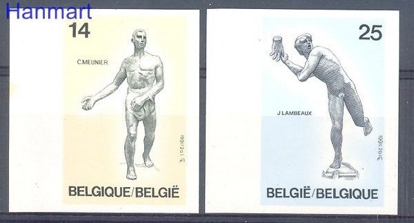 Znaczek Belgia 1991 Mi 2452-2453B Czyste **