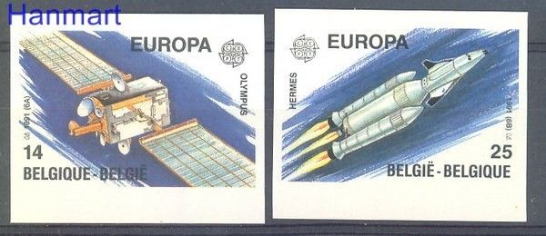 Znaczek Belgia 1991 Mi 2458-2459B Czyste **