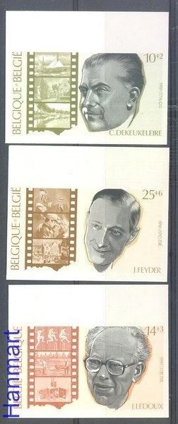 Znaczek Belgia 1991 Mi 2484-2486B Czyste **