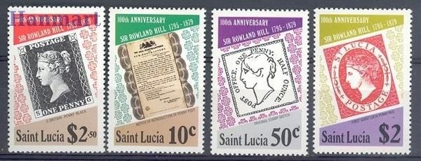 Znaczek Saint Lucia 1979 Mi 467-470A Czyste **