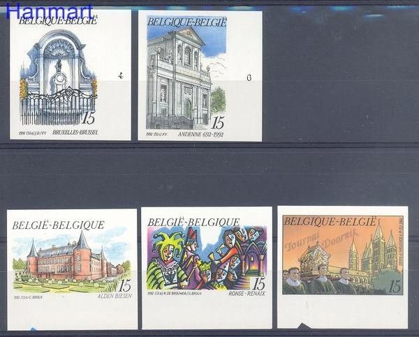 Znaczek Belgia 1992 Mi 2520-2524B Czyste **