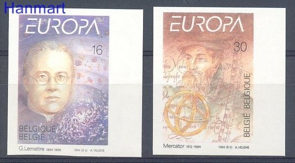 Znaczek Belgia 1994 Mi 2607-2608B Czyste **