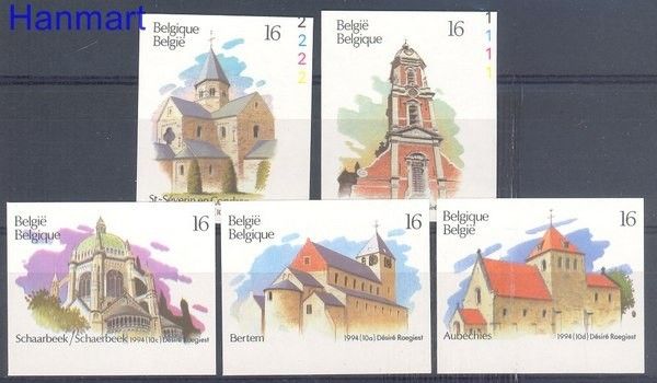 Znaczek Belgia 1994 Mi 2612-2616B Czyste **