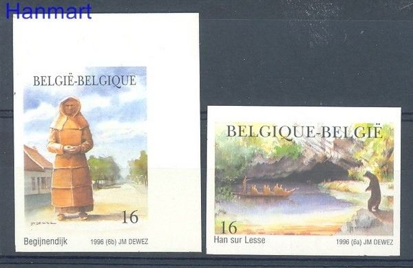 Znaczek Belgia 1996 Mi 2692-2693B Czyste **