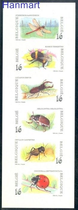 Znaczek Belgia 1996 Mi mh 2682-2687B Czyste **