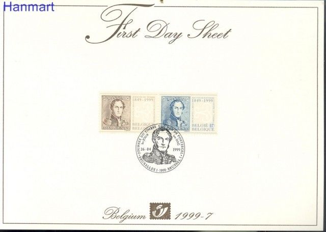 Znaczek Belgia 1999 Mi 2869-2870 FDC