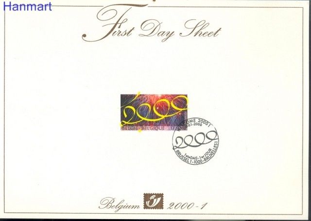 Znaczek Belgia 2000 Mi 2929 FDC
