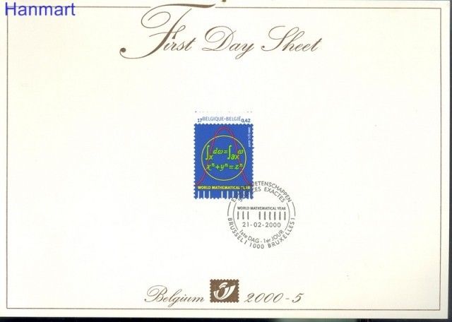 Znaczek Belgia 2000 Mi 2941 FDC