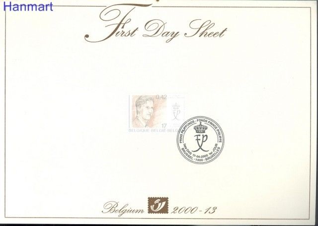 Znaczek Belgia 2000 Mi 2957 FDC