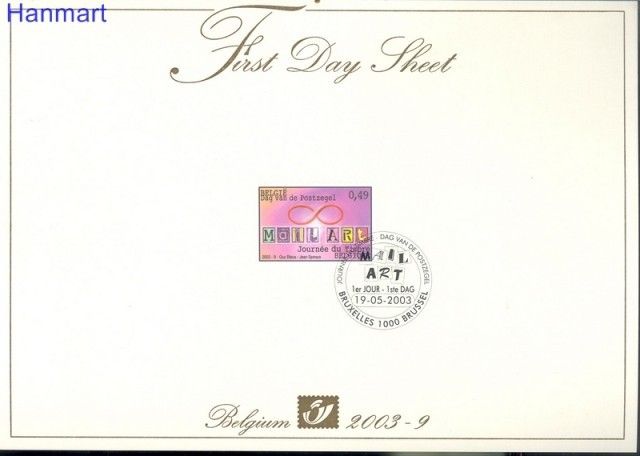 Znaczek Belgia 2003 Mi 3221 FDC