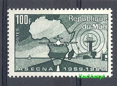 Znaczek Mali 1969 Mi 215 Czyste **
