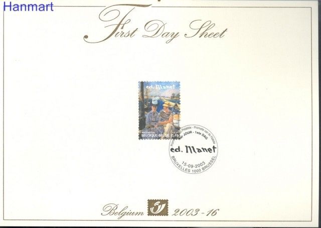 Znaczek Belgia 2003 Mi 3256 FDC