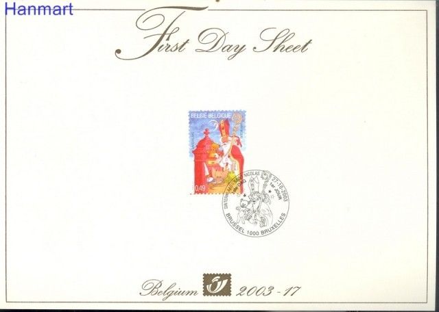 Znaczek Belgia 2003 Mi 3258 FDC