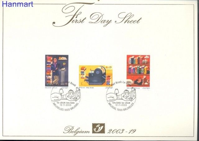 Znaczek Belgia 2003 Mi 3267-3269 FDC