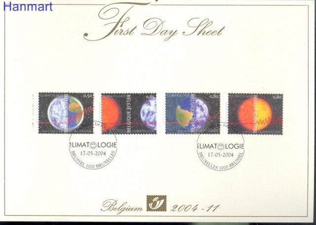 Znaczek Belgia 2004 Mi 3327-3330 FDC