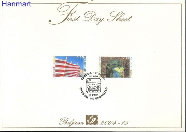 Znaczek Belgia 2004 Mi 3340-3341 FDC