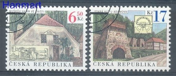 Znaczek Czechy 2003 Mi 387-388 Stemplowane