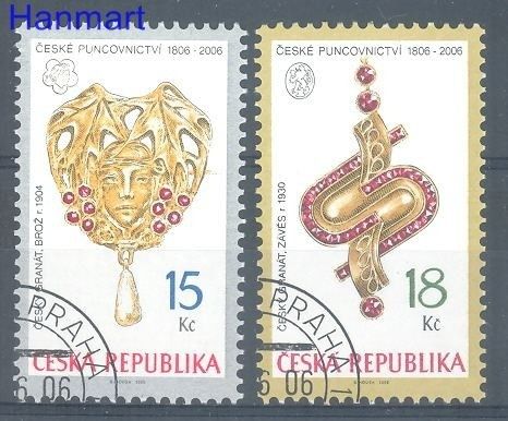 Znaczek Czechy 2006 Mi 481-482 Stemplowane