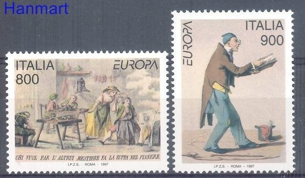 Znaczek Włochy 1997 Mi 2496-2497 Czyste **