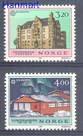 Znaczek Norwegia 1990 Mi 1046-1047 Czyste **