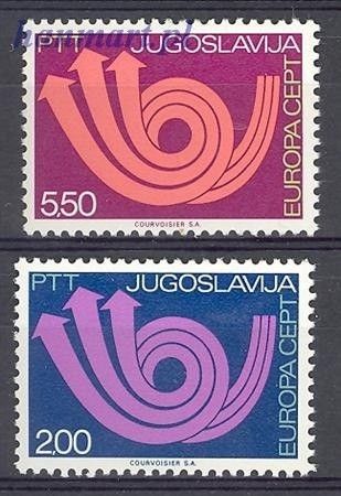 Znaczek Jugosławia 1973 Mi 1507-1508 Czyste **