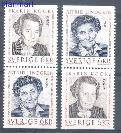 Znaczek Szwecja 1996 Mi 1943-1944 Czyste **