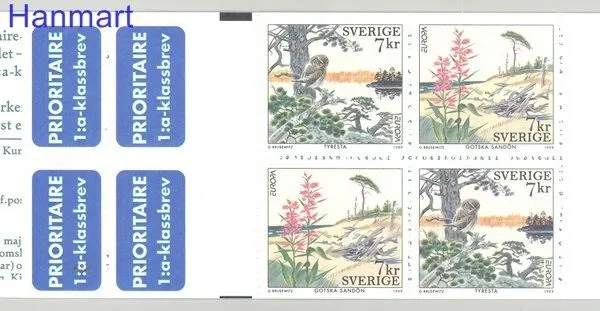 Znaczek Szwecja 1999 Mi mh 254 Czyste **