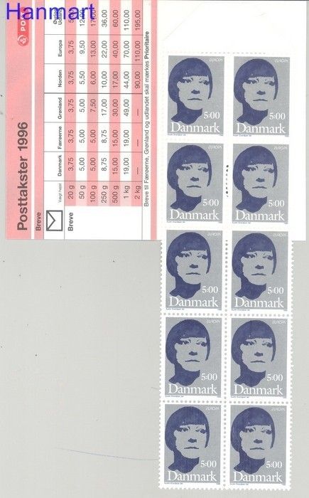 Znaczek Dania 1996 Mi mh 1125 Czyste **