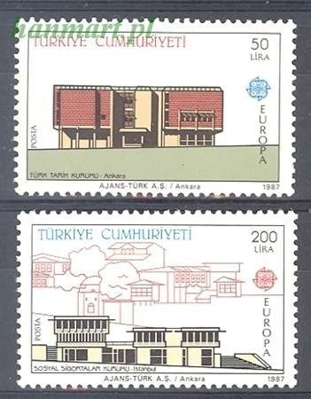 Znaczek Turcja 1987 Mi 2777-2778 Czyste **